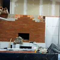 m² de vidro para balcão de pizzaria
